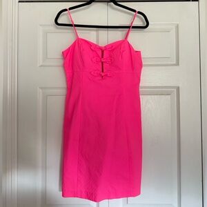 Lilly Pulitzer Hot Pink Bow Dress